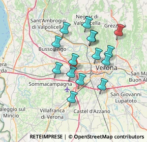 Mappa Via Edmondo de Amicis, 37060 Sona VR, Italia (5.96867)