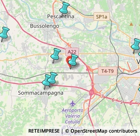 Mappa Via Cao del Prà, 37060 Sona VR, Italia (7.01389)