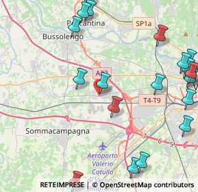 Mappa Via Cao del Prà, 37060 Sona VR, Italia (5.7575)