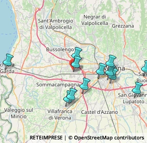 Mappa Via Cao del Prà, 37060 Sona VR, Italia (7.775)