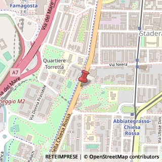 Mappa Via della Chiesa Rossa, 53, 20142 Milano, Milano (Lombardia)