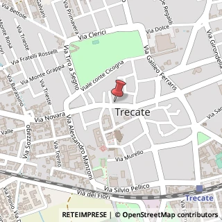 Mappa Via Antonio Gramsci, 22, 28069 Trecate, Novara (Piemonte)