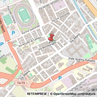Mappa Viale Andrea Palladio, 47, 37138 Verona, Verona (Veneto)