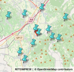 Mappa Via Camillo Benso Conte di Cavour, 36040 Sarego VI, Italia (4.07167)