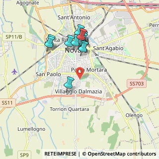 Mappa Via Cefalonia, 28100 Novara NO, Italia (1.7575)