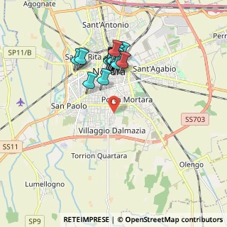 Mappa Via Cefalonia, 28100 Novara NO, Italia (1.636)