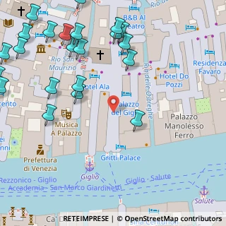 Mappa Campiello Santa Maria Zobenigo, 30124 Venezia VE, Italia (0.088)