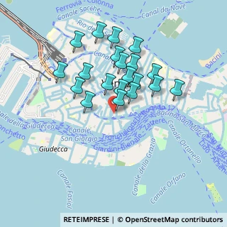 Mappa Calle delle Ostreghe, 30124 Venezia VE, Italia (0.778)
