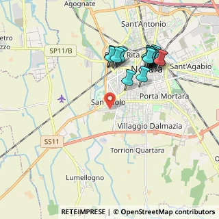 Mappa Via Veneto, 28100 Novara NO, Italia (1.955)
