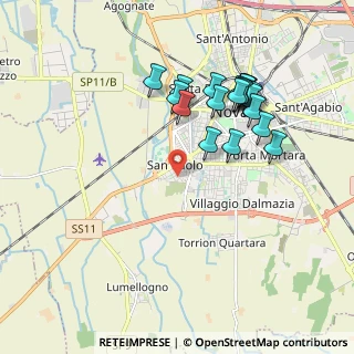 Mappa Via Veneto, 28100 Novara NO, Italia (1.8845)