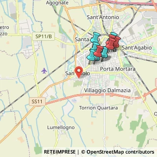Mappa Via Veneto, 28100 Novara NO, Italia (1.71182)