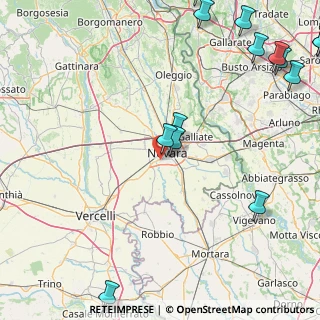 Mappa Via Veneto, 28100 Novara NO, Italia (27.74625)