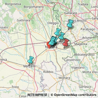 Mappa Via Veneto, 28100 Novara NO, Italia (8.48071)