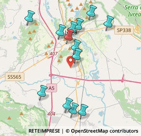 Mappa Cantone Paciotto, 10015 Ivrea TO, Italia (4.19923)