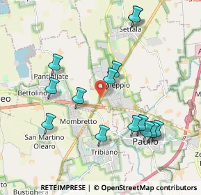 Mappa Via Cerca, 20049 Settala MI, Italia (2.01429)