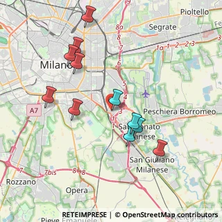 Mappa Via Privata Monte Palombino, 20138 Milano MI, Italia (3.83545)