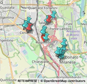Mappa Via Monte Palombino, 20138 Milano MI, Italia (1.646)