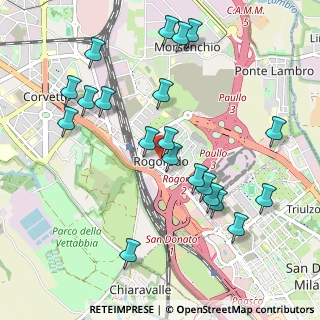 Mappa Via Privata Monte Palombino, 20138 Milano MI, Italia (1.079)
