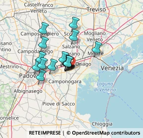 Mappa Via G. Rossini, 30034 Mira VE, Italia (9.60059)