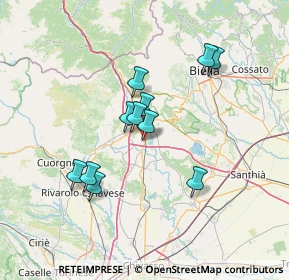 Mappa Via Asti, 10015 Ivrea TO, Italia (11.71364)