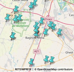 Mappa Viale Italia, 25021 Bagnolo Mella BS, Italia (4.4915)