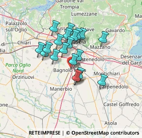 Mappa Viale Italia, 25021 Bagnolo Mella BS, Italia (10.185)