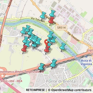 Mappa Via Antonio Ceron, 35129 Padova PD, Italia (0.40741)