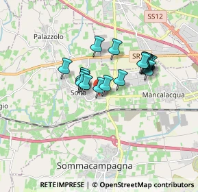 Mappa Via Fusara, 37060 Sona VR, Italia (1.327)