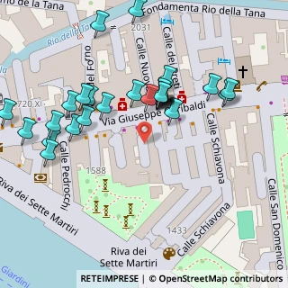 Mappa Calle Caboto, 30122 Venezia VE, Italia (0.05357)