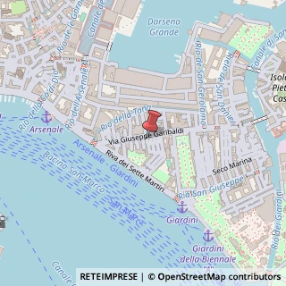 Mappa Via Giuseppe Garibaldi, 79, 30122 Venezia, Venezia (Veneto)