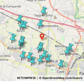 Mappa Via Boscato, 35030 Rubano PD, Italia (2.1885)