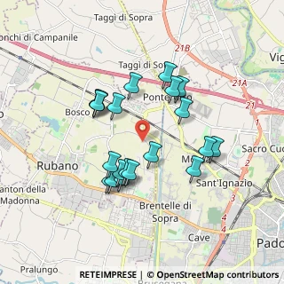 Mappa Via Boscato, 35030 Rubano PD, Italia (1.587)