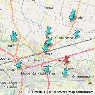 Mappa Via Pio XII civ, 35010 Vigonza PD, Italia (2.35583)