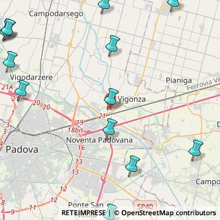 Mappa Via Pio XII civ, 35010 Vigonza PD, Italia (6.94923)