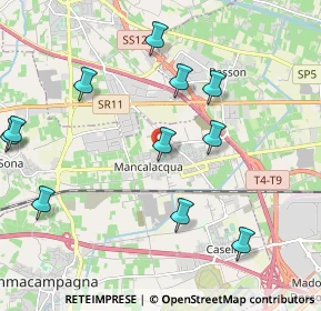 Mappa Via Dora Baltea, 37060 Lugagnano VR, Italia (2.4625)