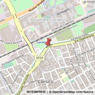 Mappa Via Vittorio Emanuele II,  46, 20094 Corsico, Milano (Lombardia)