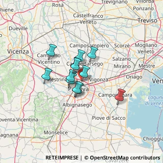 Mappa Via Jacopo da Ponte, 35133 Padova PD, Italia (8.5075)