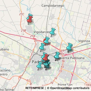 Mappa Via Jacopo da Ponte, 35133 Padova PD, Italia (3.67222)
