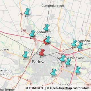 Mappa Via Jacopo da Ponte, 35133 Padova PD, Italia (4.62417)