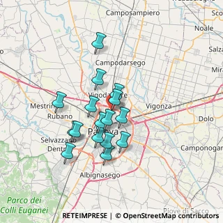 Mappa Via Jacopo da Ponte, 35133 Padova PD, Italia (5.735)