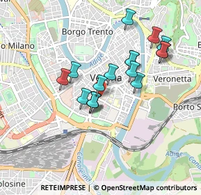 Mappa Via Cesare Battisti, 37122 Verona VR, Italia (0.75235)