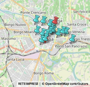 Mappa Via Cesare Battisti, 37122 Verona VR, Italia (1.11941)