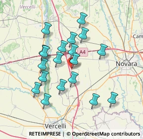 Mappa Via Rolla, 28060 Casalbeltrame NO, Italia (6.55526)