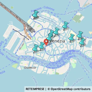 Mappa Calle Lezze, 30124 Venezia VE, Italia (0.92909)