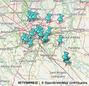 Mappa Via Enrico Toti, 20068 Peschiera Borromeo MI, Italia (12.12368)