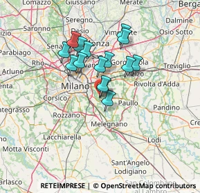 Mappa Via Enrico Toti, 20068 Peschiera Borromeo MI, Italia (10.15133)