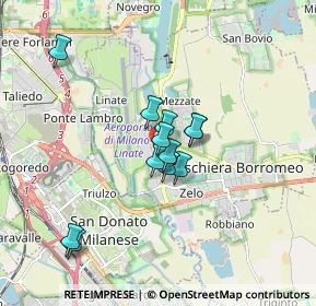 Mappa Via Enrico Toti, 20068 Peschiera Borromeo MI, Italia (1.28917)