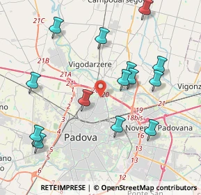 Mappa 35133 Padova PD, Italia (4.23571)