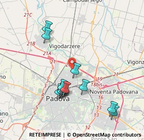 Mappa 35133 Padova PD, Italia (3.78417)