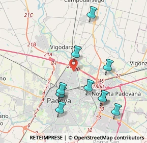 Mappa 35133 Padova PD, Italia (4.00545)